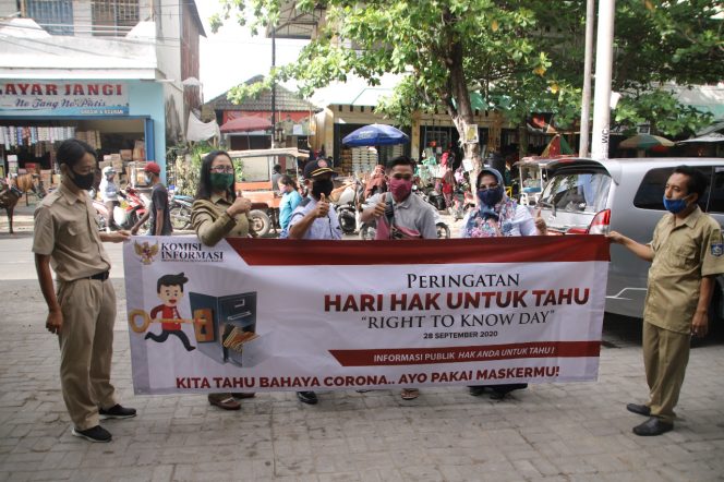 
					Hari Hak untuk Tahu ke-18 Kampanyekan Pentingnya Pakai Masker