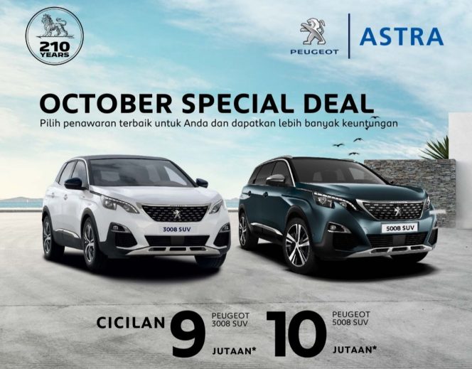 
					Paket Spesial dari Astra Peugeot di Bulan Oktober “Bring Home Your Peugeot