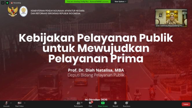 
					Kementrian PANRB Ajak Masyarakat Nilai dan Evaluasi Pelayanan Publik