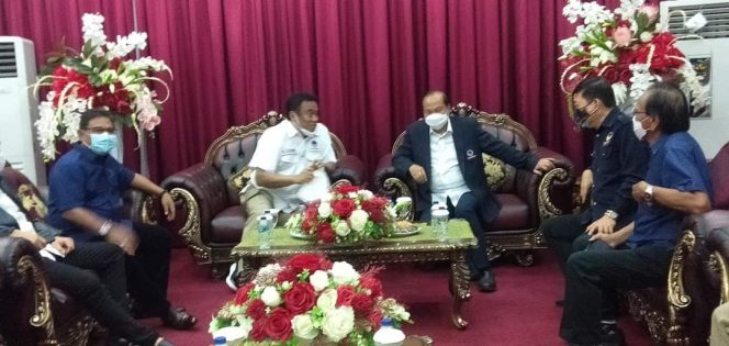
					Dihadapan Rachmad Gobel, MJL Perjuangkan Jembatan Ke Pulau Lembe