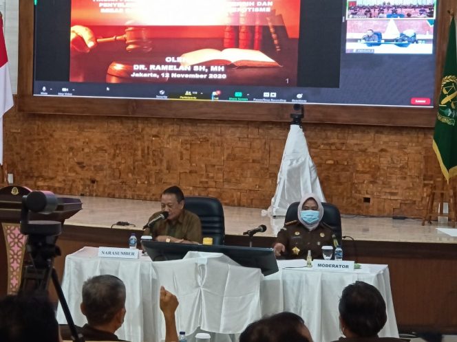 
					Kejaksaan Agung Selenggarakan FGD SATGASSUS P3TPK Secara Virtual