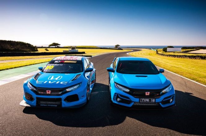 
					Honda Menampilkan Warna “Racing Blue Pada Ajang Honda Civic Type R TCR di Australia