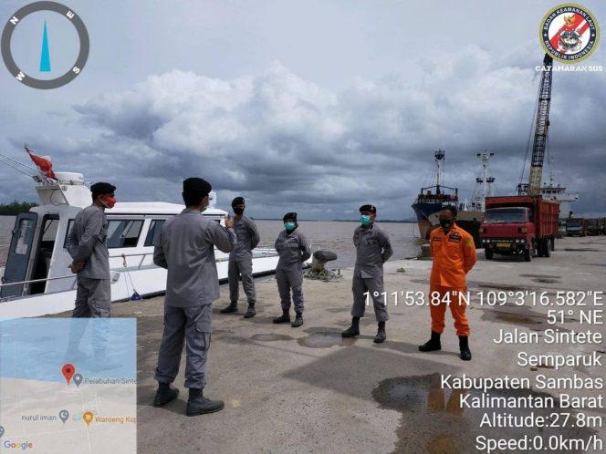 
					Jelang Natal dan Tahun Baru 2021, SPKKL Sambas Gelar Patroli Laut