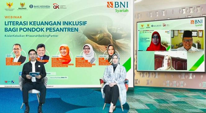 
					BNI Syariah Gelar Webinar Literasi Keuangan Inklusif bagi Pondok Pesantren
