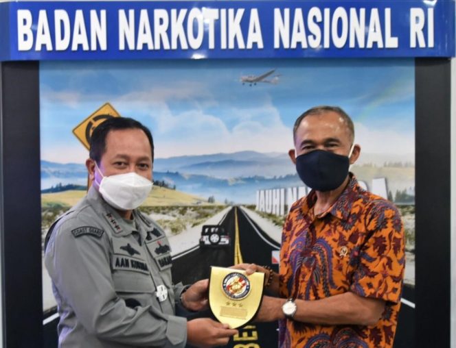 
					Kepala Bakamla RI Temui Kepala BNN Untuk Bahas P4GN