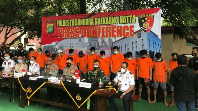 
					Polresta Soeta Ringkus 15 Pelaku Pemalsu Hasil Test Swab. Satu Pelaku Karyawan Lion Air