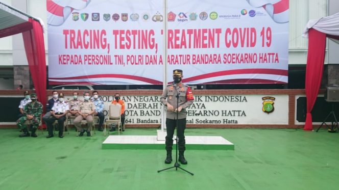 
					Polresta Soetta Gencar Laksanakan 3T (Tracing, Tracking dan Treatment)