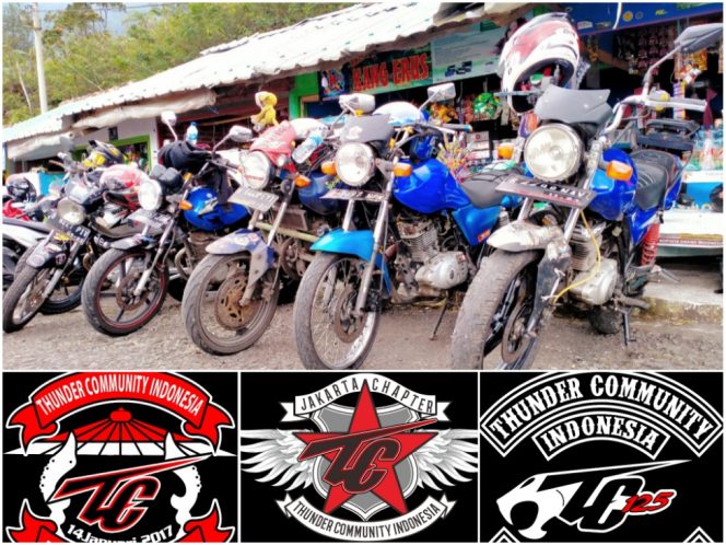 
					Touring gabungan 3 chapter Thunder Community Indonesia Jakarta, Tasikmalaya dan Tangerang