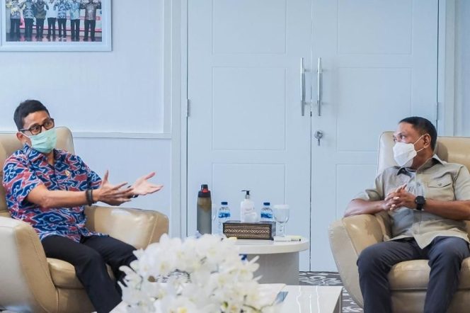 
					Menparekraf Bahas Quick Win Penyelenggaraan Wisata Olahraga dengan Menpora