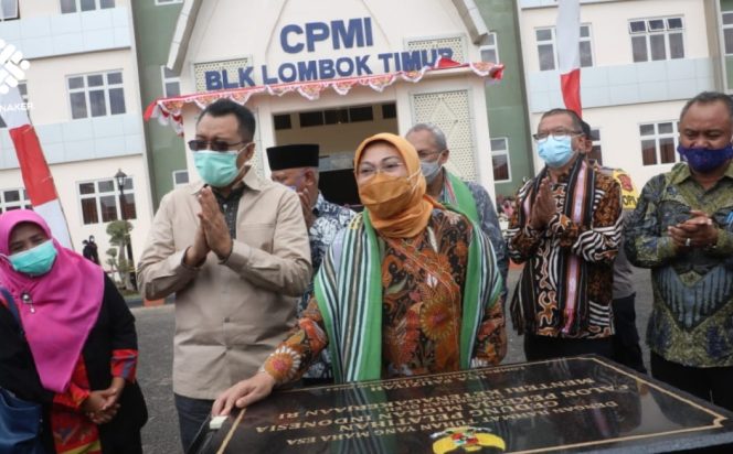 
					Menaker Ida Resmikan Workshop Pelatihan Bagi Calon Pekerja Migran