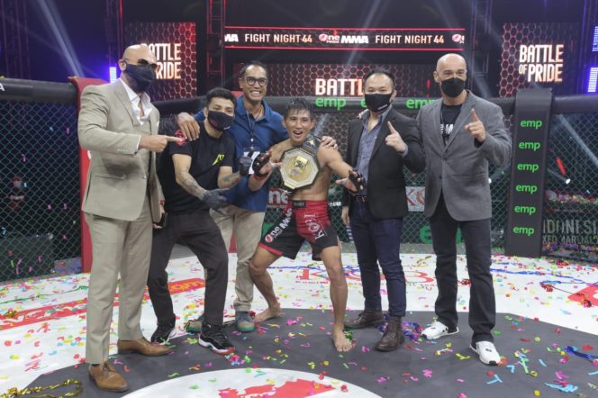 
					OnePride FN 44 : Brian Lawitan Pegang Gelar Nasional Interim Bantamweight One Pride MMA Usai Tumbangkan Alfiandi
