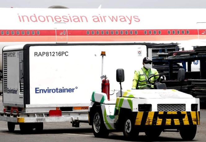 
					Enam Juta Dosis Bahan Baku Vaksin Covid-19 Tiba di Indonesia