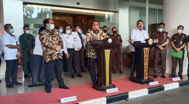 Jaksa Agung Bersama Ketua BPK RI Sampaikan Kerugian Negara Terkait Korupsi Pada PT Asabri