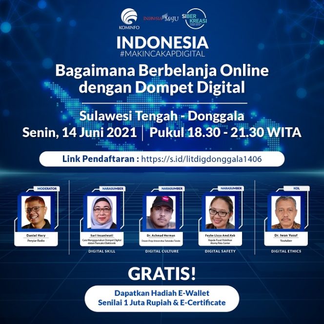 
					Kemenkominfo Gelar Webinar “Aman dan Nyaman dalam Bermedia Sosial”  Bagi Masyarakat Donggala