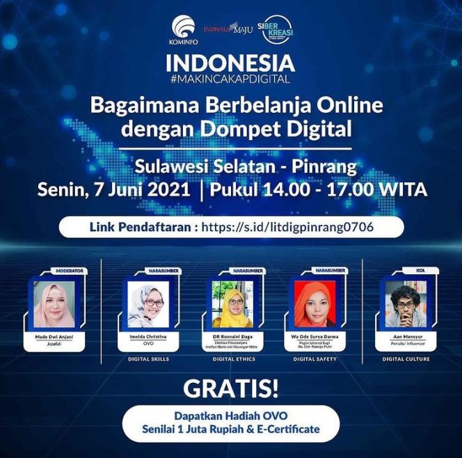
					Kemenkominfo Gelar Webinar “Bagaimana Berbelanja Online dengan Dompet Digital”