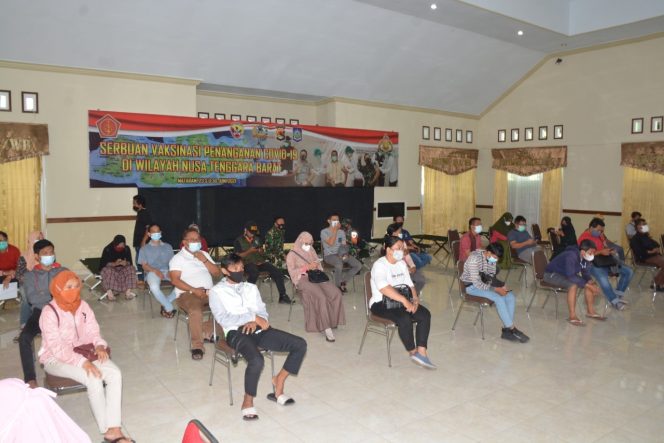 
					Korem 162/WB dan Jajaran Siapkan 1500 Vaksin Covid-19 Setiap Hari