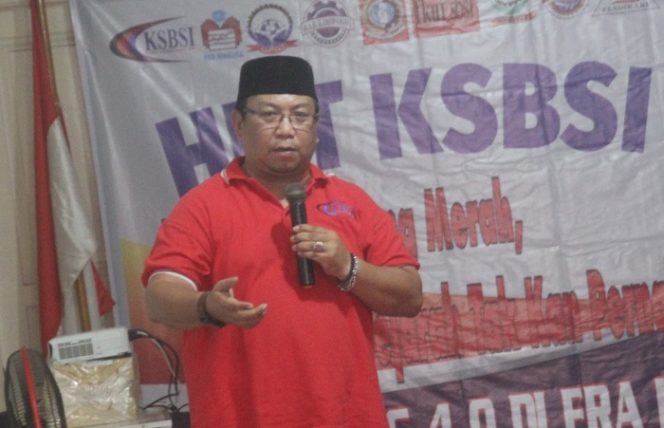 
					SekJend DEN KSBSI, Dedi Hardianto.