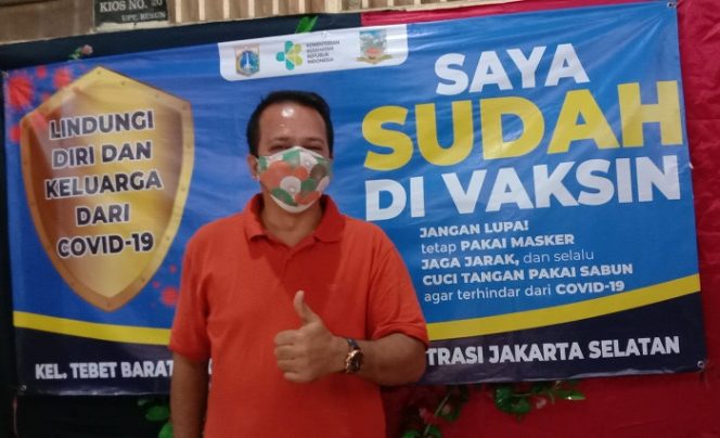 
					Warga Rumah Susun Harum Tebet Antusias Ikuti Pelaksanaan Vaksinasi
