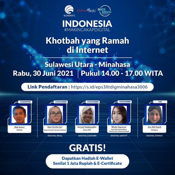 
					Literasi Digital Sulawesi 2021 Peran Da’i sebagai Pemuka Pendapat