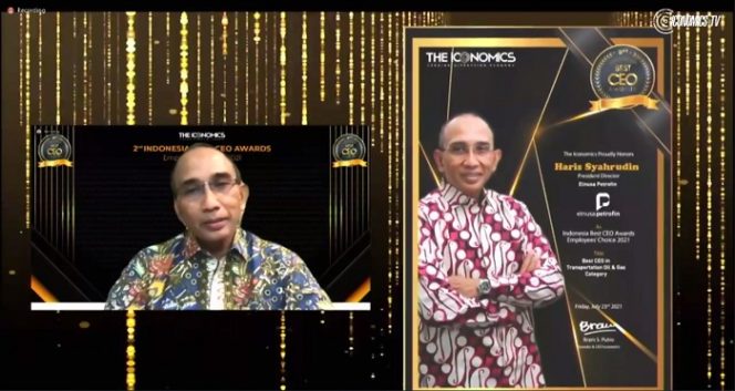 
					Direktur Utama PT Elnusa Petrofin Haris Syahrudin terpilih sebagai Indonesia Best CEO Award Employee’s Choice Kategori Transportation Oil and Gas dari The Iconomics