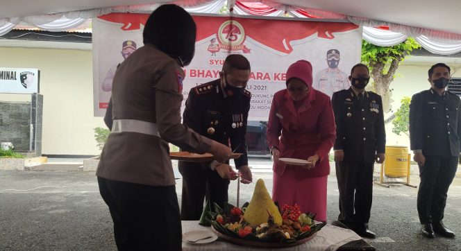 
					Gelar Syukuran Hut Bhayangkara Ke-75, Ini Pesan AKBP Indrapramana