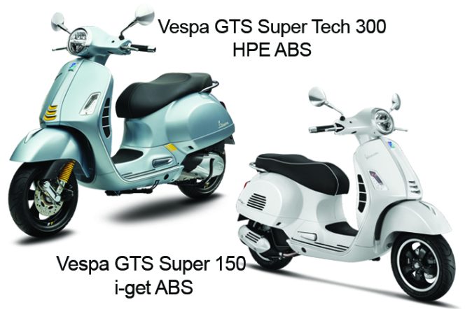 
					Vespa GTS Super Tech 300 dan Vespa GTS Super 150 i-get ABS