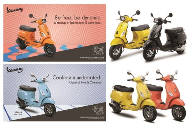 
					Vespa LX dan Vespa S Ajak Generasi Muda Menikmati Gaya Berkendara ala Vespa dengan Pesona Warna Baru yang Berani
