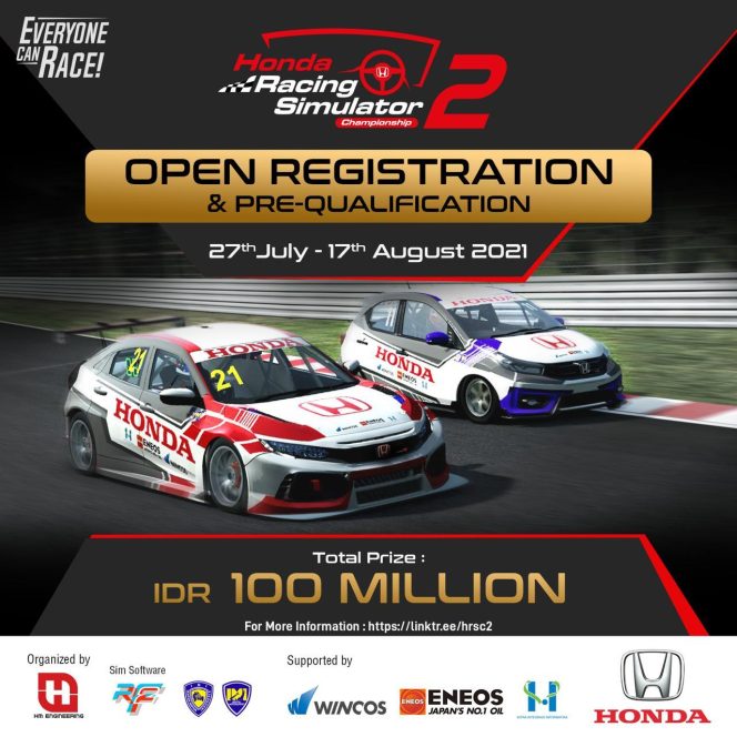 
					Simulator Championship 2 Kembali Digelar, Honda Brio RS Urbanite Tampil Sebagai Mobil Balap Baru