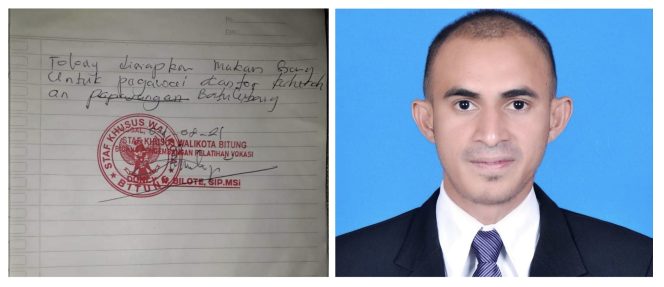 
					Terancam Di Pecat, Diduga Stafsus Wali Kota Bitung Buat Cap Palsu Untuk Kredit Hand Phone