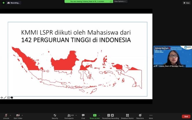 
					LSPR Sambut 440 Mahasiswa Terpilih dari 142 Perguruan Tinggi di Indonesia untuk Jalankan KMMI