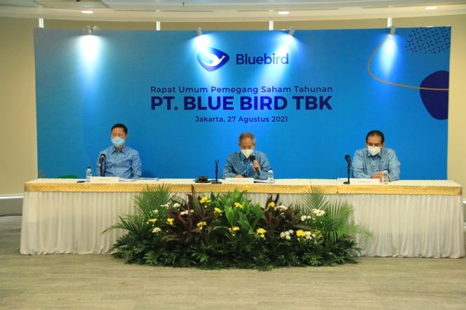 
					Pelaksanaan RUPST PT Blue Bird Tbk tahun 2021