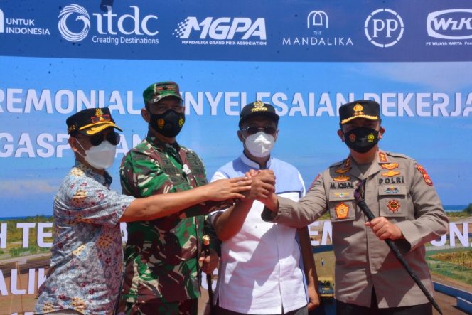 
					Danrem 162/WB Apresiasi Pembangunan Sirkuit MotoGP Mandalika di ITDC KEK