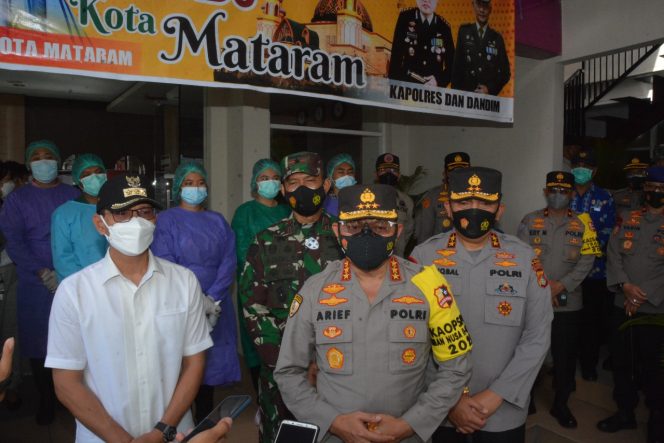 
					Danrem 162/WB Dampingi Kabaharkam Polri Kunjungi Natuna Hotel