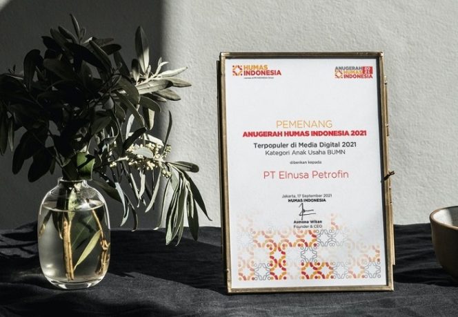 
					Piagam Anugerah Humas Indonesia 2021