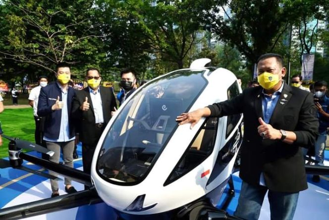 
					Resmikan Kantor Baru IMI, Bamsoet Kenalkan Taksi Terbang Listrik