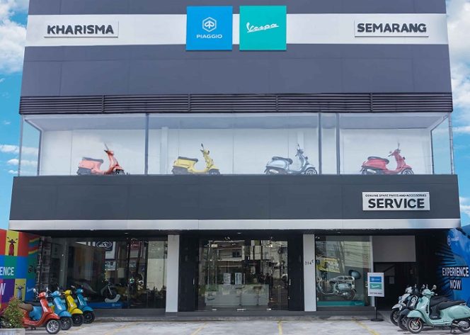 
					Dealer Kharisma untuk Piaggio, Vespa, Aprilia dan Moto Guzzi