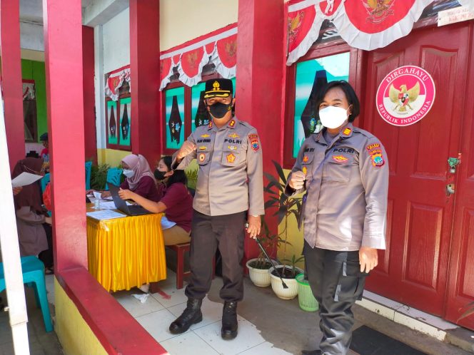 
					Polres Kota Bitung, Dan BSM Kolaborasi Gelar Vaksinasi