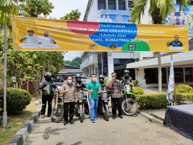 
					Team Touring JKW-PWI Kingland dan Kawasaki Tiba di Palembang