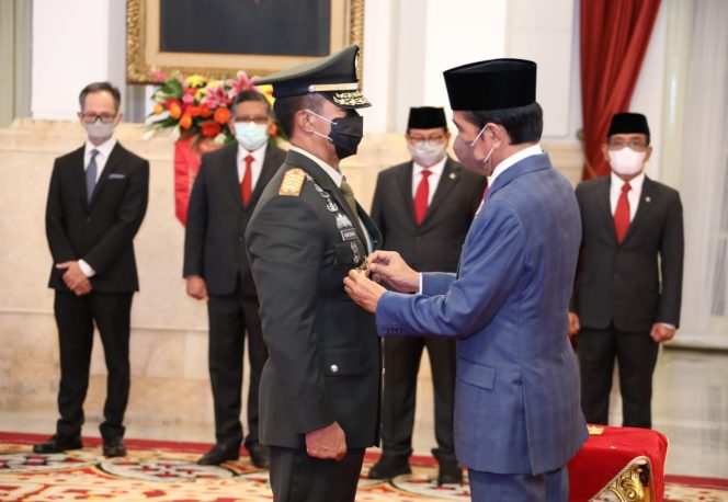
					Presiden RI Joko Widodo Lantik Jenderal TNI Andika Perkasa Sebagai Panglima TNI