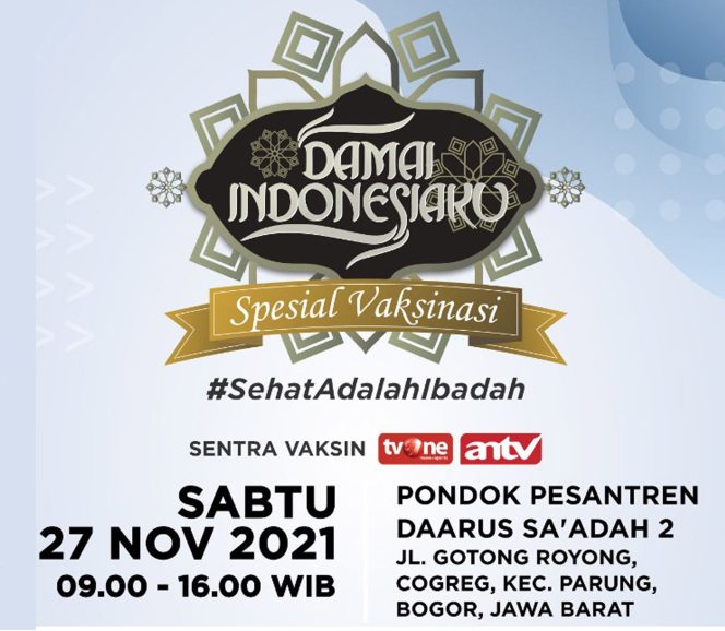 
					tvOne & ANTV Gelar Sentra Vaksin di Kabupaten Bogor