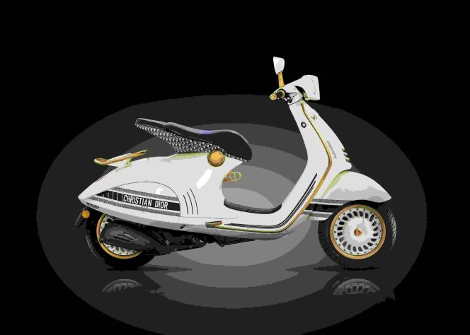 
					Dior dan Vespa Berkolaborasi Menciptakan Skuter  Mahakarya