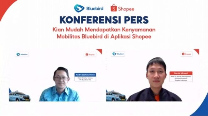 
					Bluebird dan Shopee secara resmi meluncurkan fitur pemesanan taksi Bluebird yang dapat diakses melalui aplikasi Shopee.