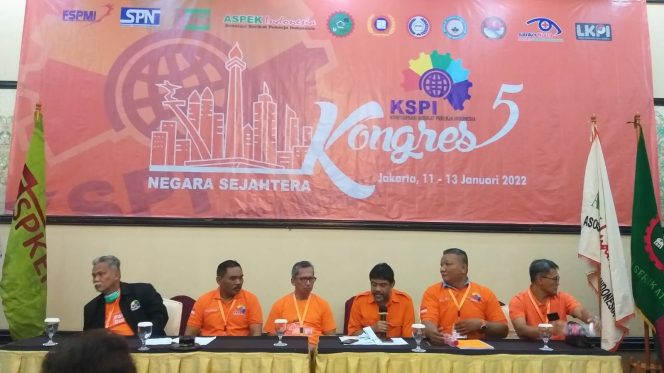
					Kongres – V Konfederasi Serikat Pekerja Indonesia : Menuju Negara Sejahtera