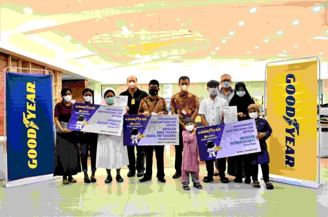 
					Goodyear Indonesia Pilih Rayakan Kemenangan Goodyear Asia Pacific Bounce Challenge 2021 Dengan Berbagi