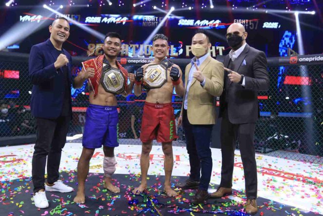 
					Billy Pasulatan Sukses Raih Sabuk Abadi OnePride MMA Kelas Strawweight Kalahkan Aep Saepudin, Eperaim Ginting Sabet Sabuk Juara Nasional Featherweight