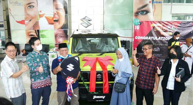 
					Suzuki Serahkan Unit Jimny Pada Pemenang “Suzuki Bonus Suzuki’