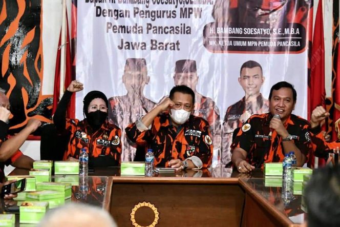 
					Bamsoet Sambangi MPW Pemuda Pancasila Jawa Barat, Dukung Pelaksanaan Apel Siaga Kesetiaan Pancasila
