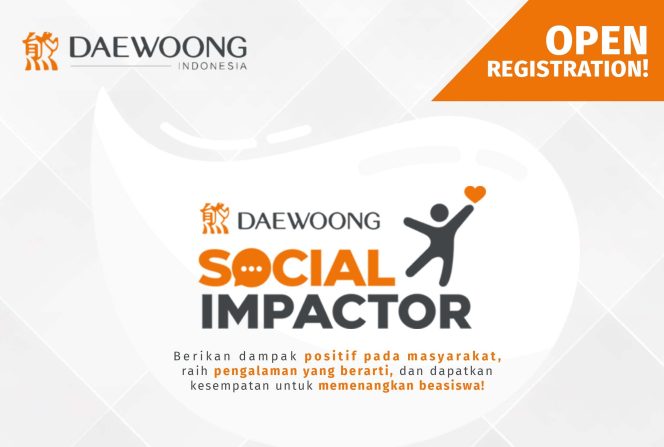 
					Daewoong Indonesia Kembali Merekrut ‘Daewoong Social Impactor’ Kali Kedua
