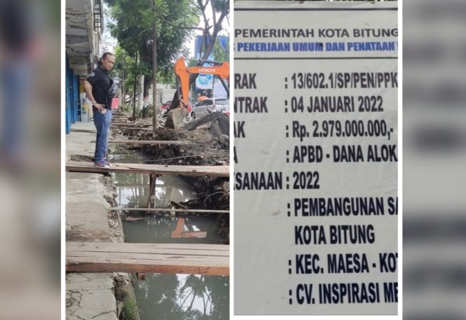 
					Warga Minta Polisi Dan Kejaksaan, Periksa Proyek Saluran Outlet Di Kota Bitung