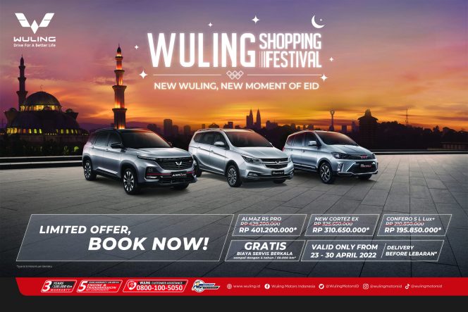 
					Wuling Shopping Festival’ Tawarkan Ragam Promo Menarik Jelang Lebaran